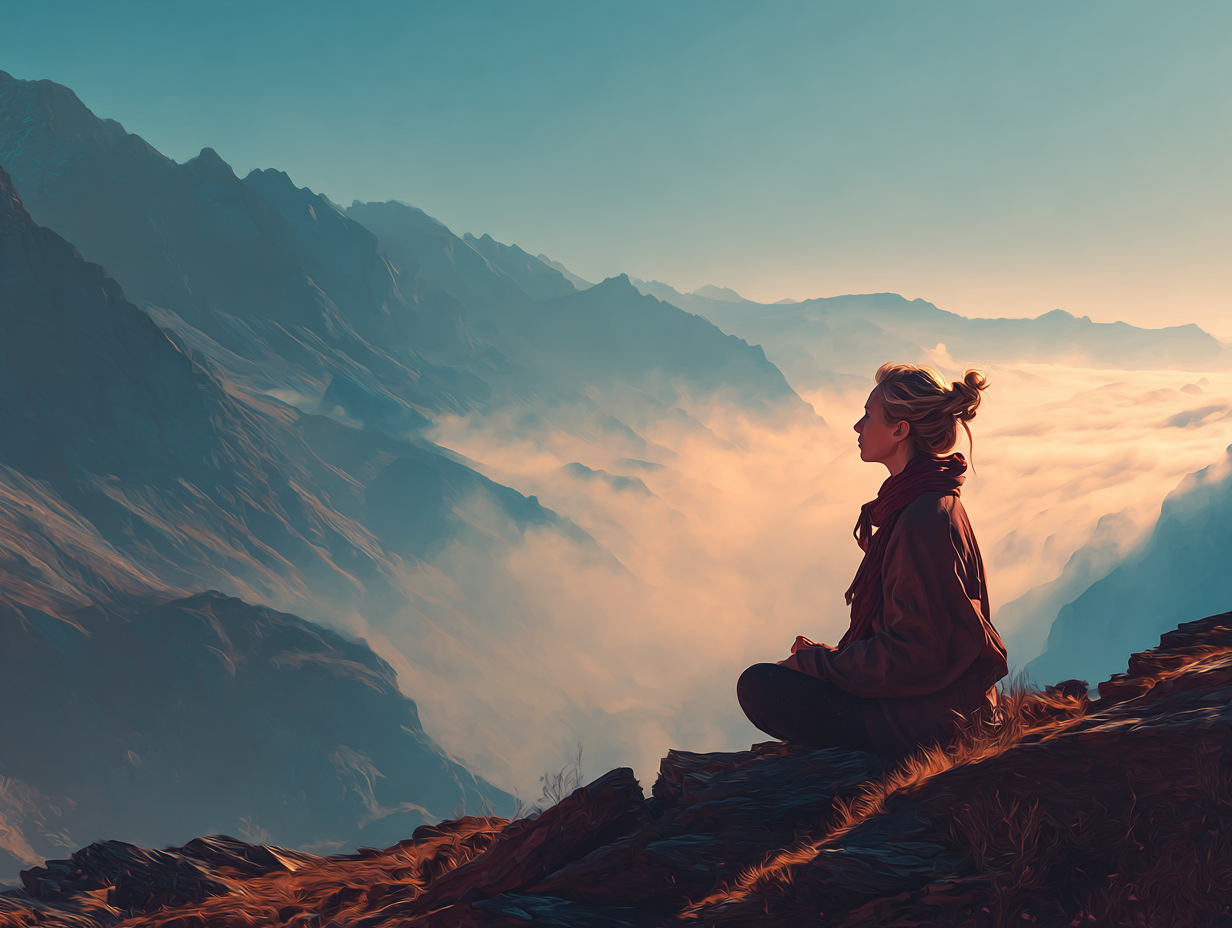 Медитація в горах